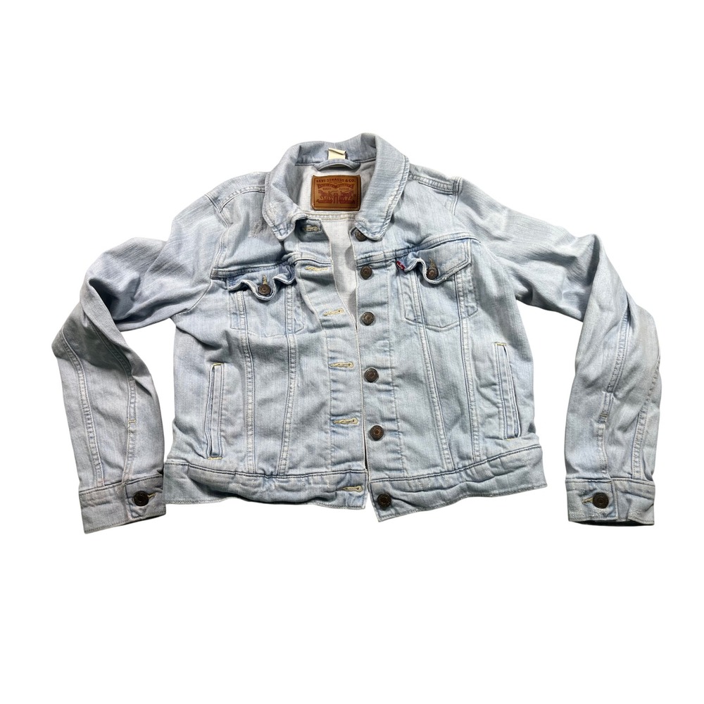 Levi's Vintage 2006 Women's Large Light Wash Denim Trucker Jean Jacket